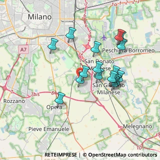 Mappa Via Verbano, 20098 Area Industriale MI, Italia (3.36588)
