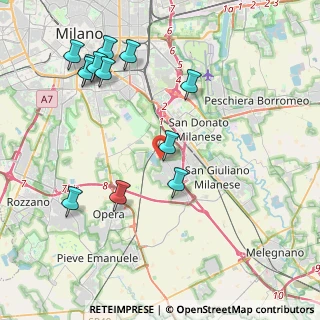 Mappa Via Verbano, 20098 Area Industriale MI, Italia (4.59417)