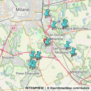 Mappa Via Verbano, 20098 Area Industriale MI, Italia (4.09154)