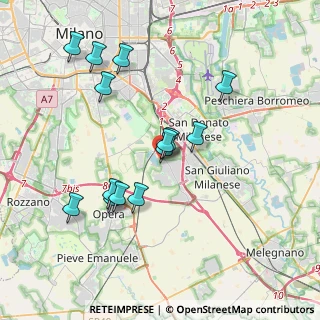 Mappa Via Verbano, 20098 Area Industriale MI, Italia (3.59857)