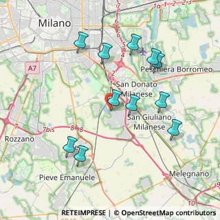 Mappa Via Verbano, 20098 Area Industriale MI, Italia (3.90636)
