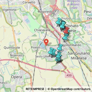 Mappa Via Verbano, 20098 Area Industriale MI, Italia (1.8025)