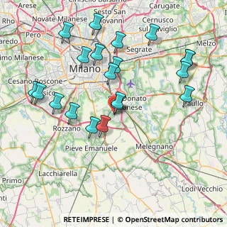 Mappa Via Verbano, 20098 Area Industriale MI, Italia (8.4015)