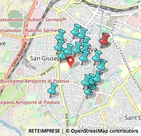 Mappa Riviera Paleocapa, 35141 Padova PD, Italia (0.682)