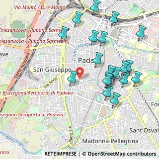 Mappa Via S. Tomaso, 35020 Albignasego PD, Italia (1.0865)