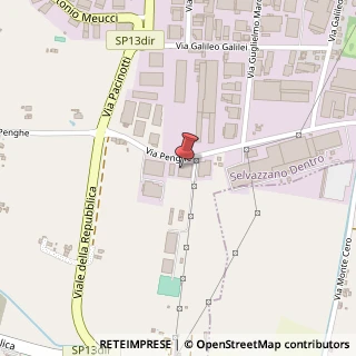 Mappa Via Penghe, 34, 35030 Selvazzano Dentro, Padova (Veneto)