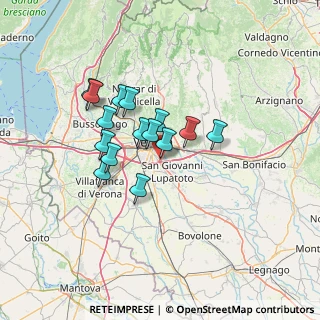 Mappa Via Copparo, 37134 Verona VR, Italia (10.48333)