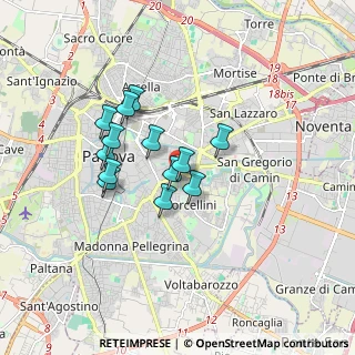 Mappa Via Gattamelata, 35127 Padova PD, Italia (1.32538)
