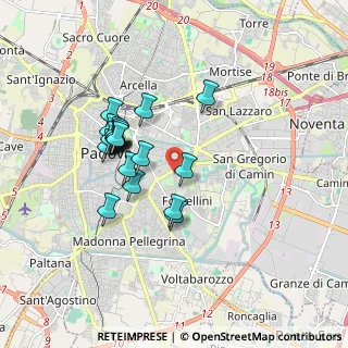 Mappa Via Guglielmo Cortusio, 35128 Padova PD, Italia (1.531)