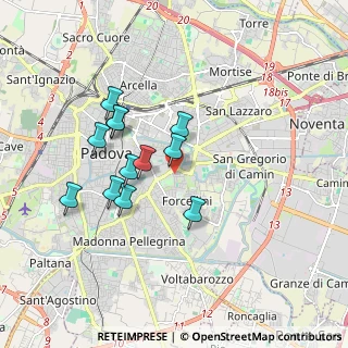 Mappa Via Guglielmo Cortusio, 35128 Padova PD, Italia (1.5525)