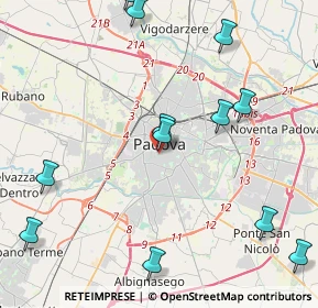 Mappa Vicolo Conti, 35122 Padova PD, Italia (5.51385)