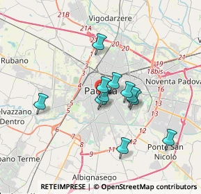 Mappa Via 20 Settembre, 35122 Padova PD, Italia (2.69091)