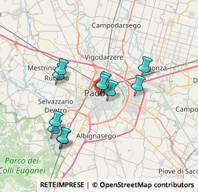 Mappa Via 20 Settembre, 35122 Padova PD, Italia (6.23909)