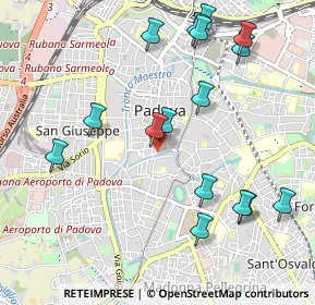 Mappa Via 20 Settembre, 35122 Padova PD, Italia (1.12875)