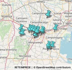 Mappa Via 20 Settembre, 35122 Padova PD, Italia (9.29632)