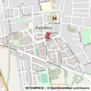 Mappa Via G. Garibaldi, 2, 26025 Pandino, Cremona (Lombardia)