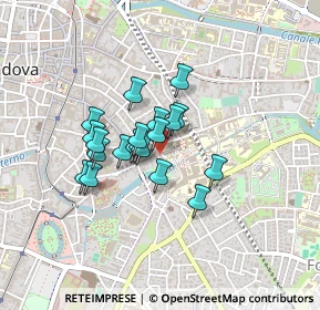 Mappa Via Ospedale Civile, 35125 Padova PD, Italia (0.2905)