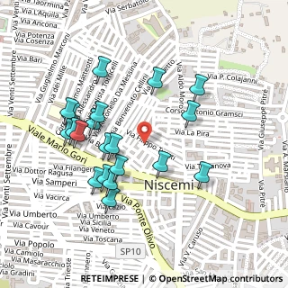 Mappa Via Turati, 93015 Niscemi CL, Italia (0.266)