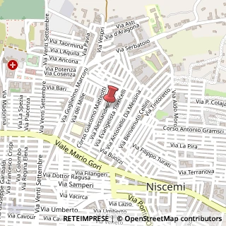Mappa Corso Gramsci,  32, 93015 Niscemi, Caltanissetta (Sicilia)