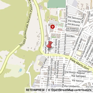 Mappa Via Palermo, 14, 93015 Niscemi, Caltanissetta (Sicilia)