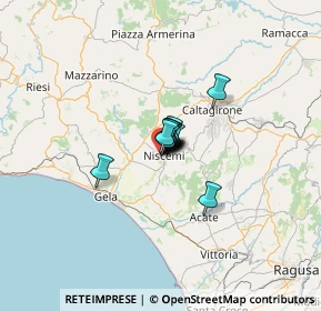 Mappa Via Bellini, 93015 Niscemi CL, Italia (4.49917)