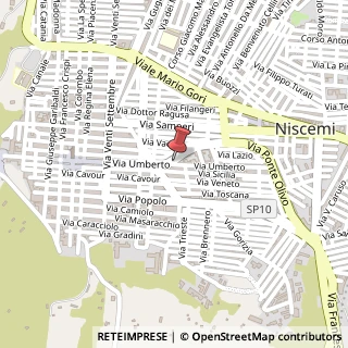 Mappa Via Umberto I, 94, 93015 Niscemi, Caltanissetta (Sicilia)