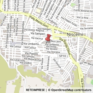 Mappa Via umberto i 115, 93015 Niscemi, Caltanissetta (Sicilia)