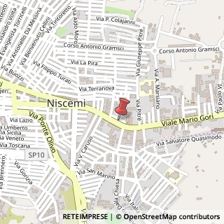 Mappa Viale Mario Gori, 359, 93015 Niscemi, Caltanissetta (Sicilia)