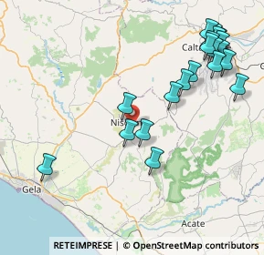 Mappa Via Germania, 93015 Niscemi CL, Italia (10.7575)