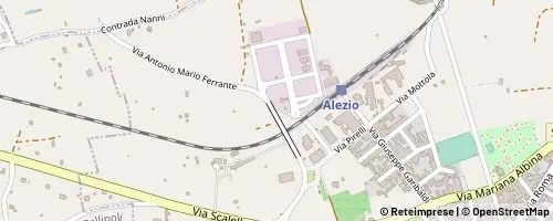 Mappa Alezio