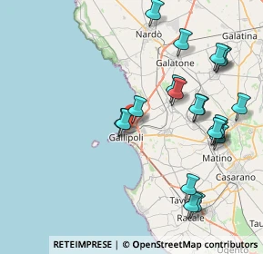 Mappa SP 52, 73014 Gallipoli LE (9.573)