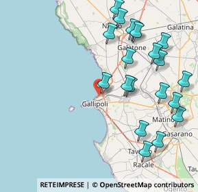 Mappa SP 52, 73014 Gallipoli LE (10.206)