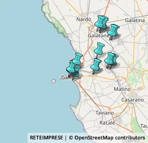 Mappa SP 52, 73014 Gallipoli LE (6.50706)