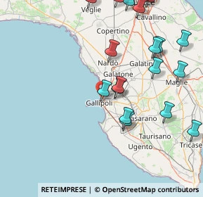 Mappa SP 52, 73014 Gallipoli LE (21.39105)