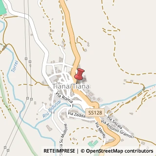 Mappa Via Sant'Elena, 2, 08020 Tiana, Nuoro (Sardegna)