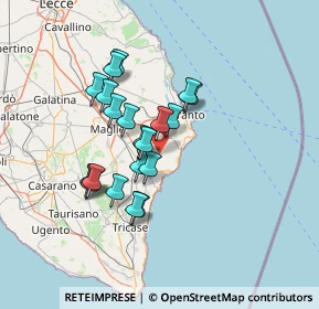 Mappa Via Zama, 73020 Cerfignano LE, Italia (12.165)