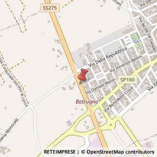 Mappa Via XXIV Maggio, 12, 73020 Botrugno, Lecce (Puglia)