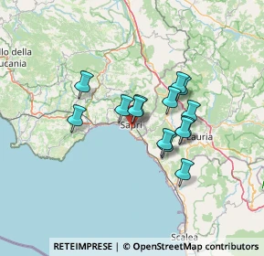 Mappa Molo San Giorgio, 84073 Sapri SA, Italia (10.94786)
