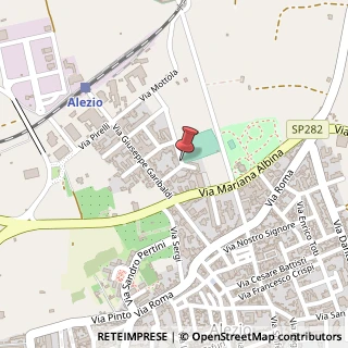 Mappa Via Andrea Costa, 74, 73011 Alezio, Lecce (Puglia)