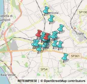 Mappa Via Mariano Albina, 73011 Alezio LE, Italia (1.032)