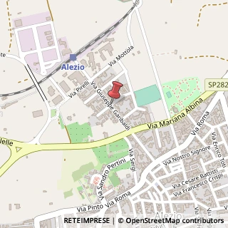 Mappa Via del Costa, 16, 73011 Alezio LE, Italia, 73011 Alezio, Lecce (Puglia)