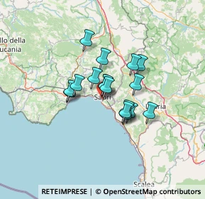 Mappa SS 18 Tirrena Inferiore, 84073 Sapri SA, Italia (9.46882)