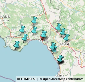 Mappa Strada Statale 18 Tirrena Inferiore, 84073 Sapri SA, Italia (16.0845)