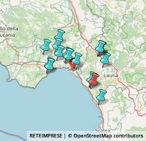 Mappa SS 18 Tirrena Inferiore, 84073 Sapri SA, Italia (11.29412)