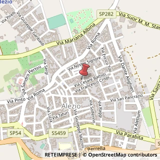 Mappa Via umberto i 56, 73011 Alezio, Lecce (Puglia)