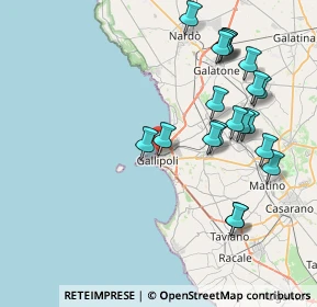 Mappa Via Brescia, 73014 Gallipoli LE, Italia (9.248)