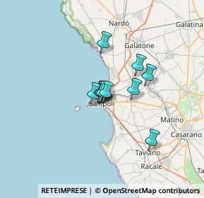 Mappa Via Brescia, 73014 Gallipoli LE, Italia (4.04364)