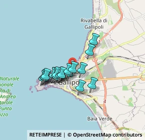 Mappa Via Brescia, 73014 Gallipoli LE, Italia (1.3255)