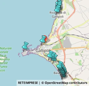 Mappa Via Brescia, 73014 Gallipoli LE, Italia (2.96)