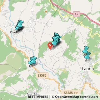 Mappa Strada Provinciale 45 di Nemoli, 85040 Lauria PZ, Italia (2.0835)